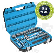 UNIOR Set alata 89-dijelni 1/4", 1/2", 72T, CrV čelik